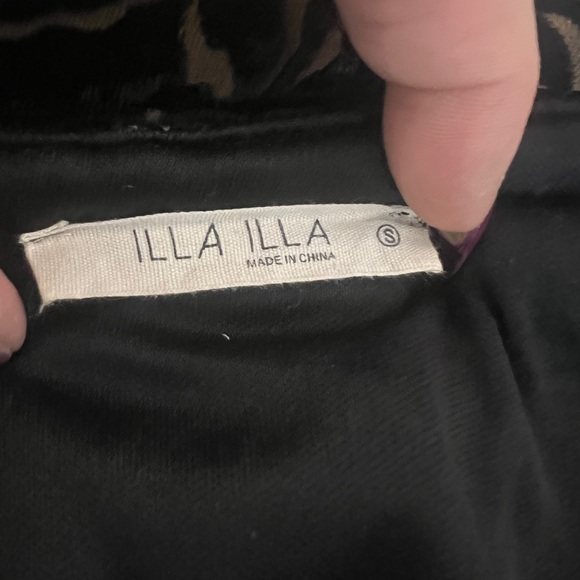 Black Velour Halter Maxi Dress, size S - Picture 5 of 6